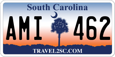 SC license plate AMI462