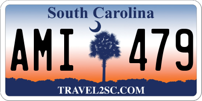SC license plate AMI479