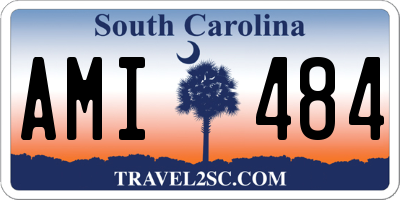 SC license plate AMI484