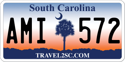 SC license plate AMI572