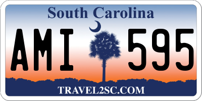 SC license plate AMI595