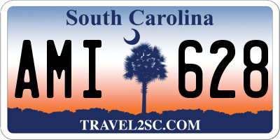SC license plate AMI628