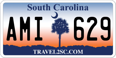 SC license plate AMI629