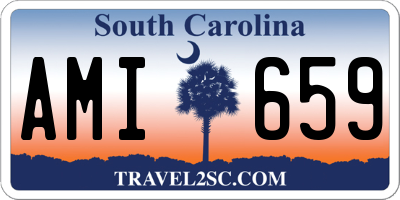 SC license plate AMI659