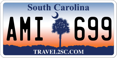 SC license plate AMI699