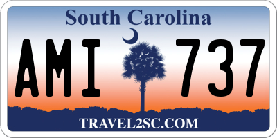 SC license plate AMI737
