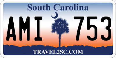 SC license plate AMI753