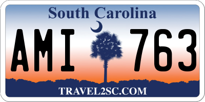 SC license plate AMI763