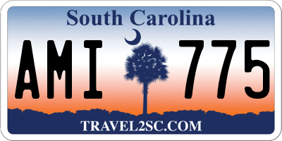 SC license plate AMI775