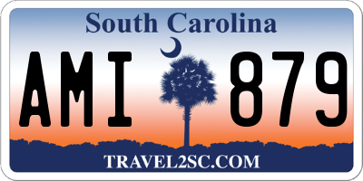 SC license plate AMI879