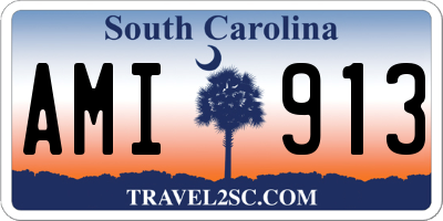 SC license plate AMI913