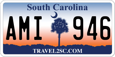 SC license plate AMI946