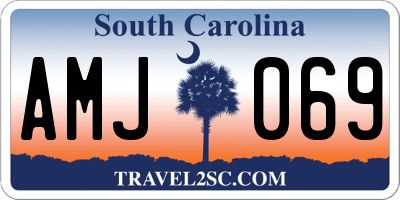 SC license plate AMJ069