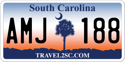 SC license plate AMJ188