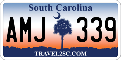 SC license plate AMJ339