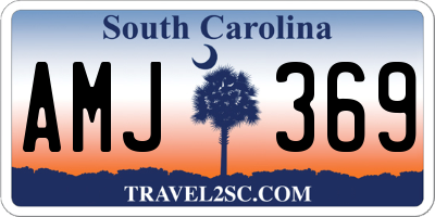SC license plate AMJ369