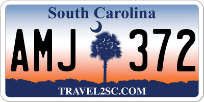 SC license plate AMJ372