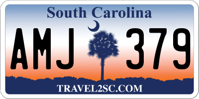 SC license plate AMJ379