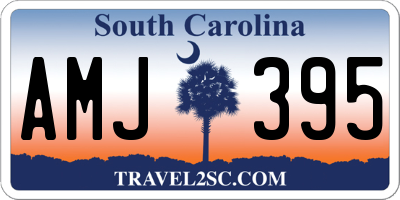 SC license plate AMJ395