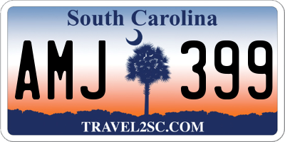SC license plate AMJ399