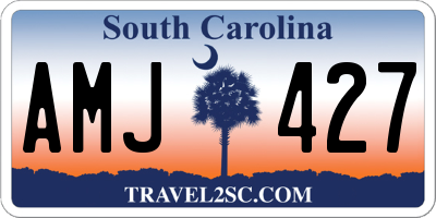 SC license plate AMJ427