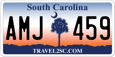 SC license plate AMJ459