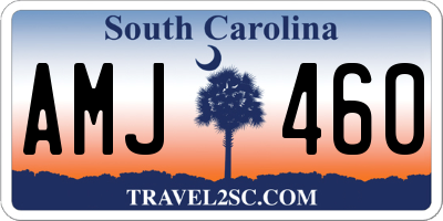 SC license plate AMJ460