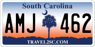 SC license plate AMJ462