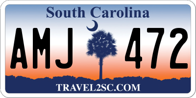 SC license plate AMJ472