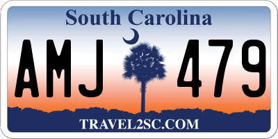 SC license plate AMJ479
