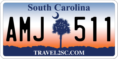 SC license plate AMJ511
