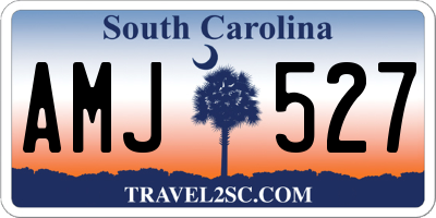 SC license plate AMJ527