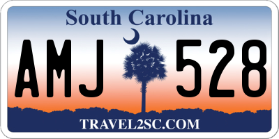 SC license plate AMJ528