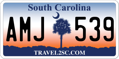 SC license plate AMJ539