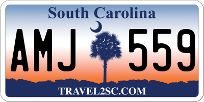 SC license plate AMJ559