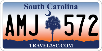 SC license plate AMJ572
