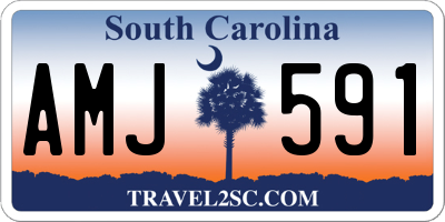SC license plate AMJ591