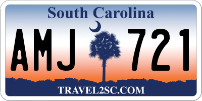 SC license plate AMJ721