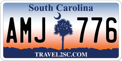 SC license plate AMJ776