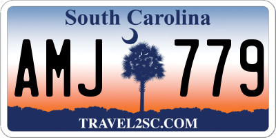 SC license plate AMJ779