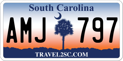 SC license plate AMJ797