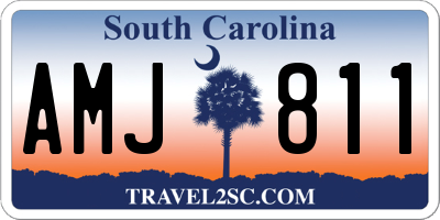 SC license plate AMJ811
