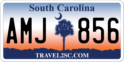 SC license plate AMJ856