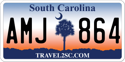 SC license plate AMJ864