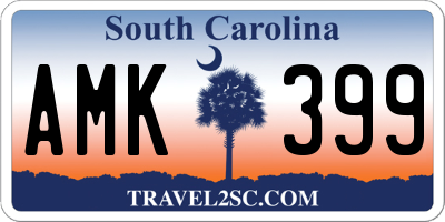 SC license plate AMK399