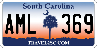 SC license plate AML369