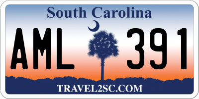 SC license plate AML391