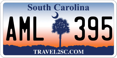 SC license plate AML395