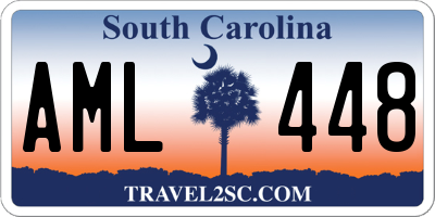 SC license plate AML448