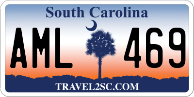 SC license plate AML469